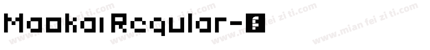 Maokai Regular字体转换